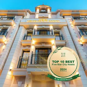5* Otel Garden - Certificate Of Excellence 10 Five-stars For 2024 Awarded By Htif